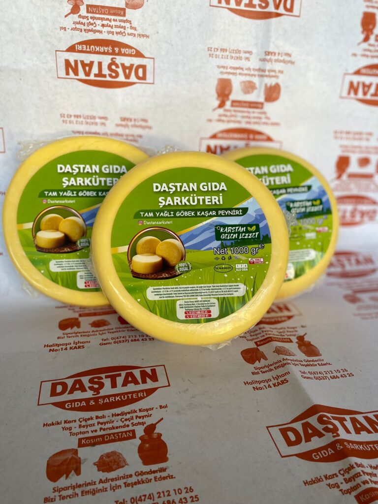 Kars Göbek Kaşar Peyniri Organik